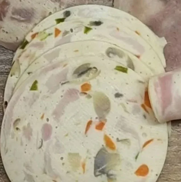 ژامبون مرغ و قارچ